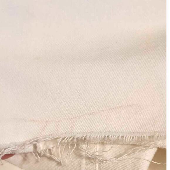 RE/DONE Originals 50s Cutoffs Button Fly Shorts White Plus 32 NEW - Picture 9 of 11